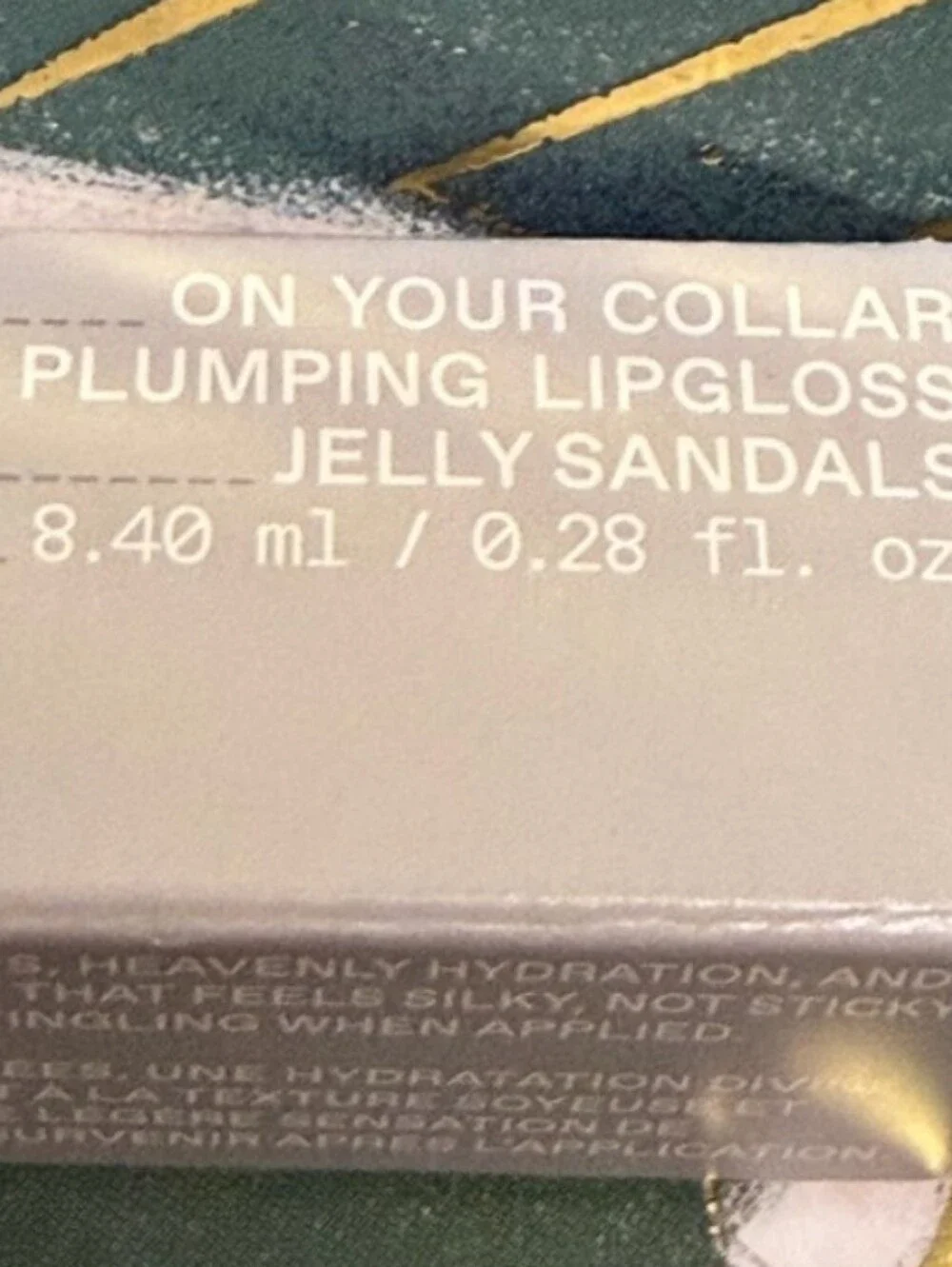 R.E.M. Beauty-On Your Collar Plumping Lip Gloss (Jelly Sands-Iridescent) 🤍
